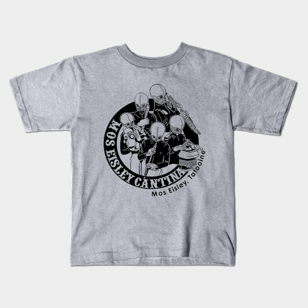 MOS EISLEY TATOOINE Kids T-Shirt by bartknnth